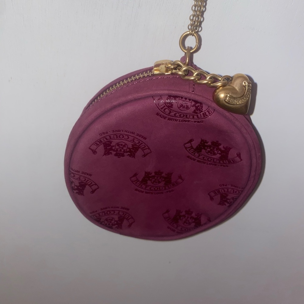 Juicy Couture Purple Crossbody Bag with Embossed Design